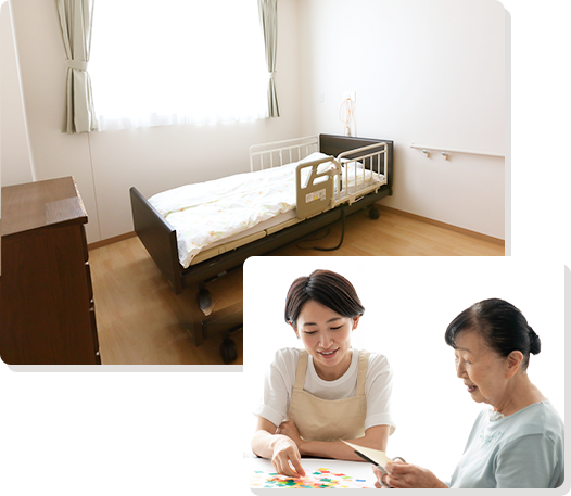 介護が必要なご利用者様がリラックスして過ごせるそして、ご家族が安心して任せられるよう真心と誠意を持って、サービスを提供しております